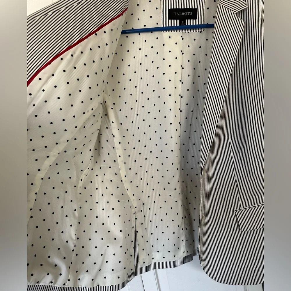 Talbots Striped Jacket - Picture 3 of 4